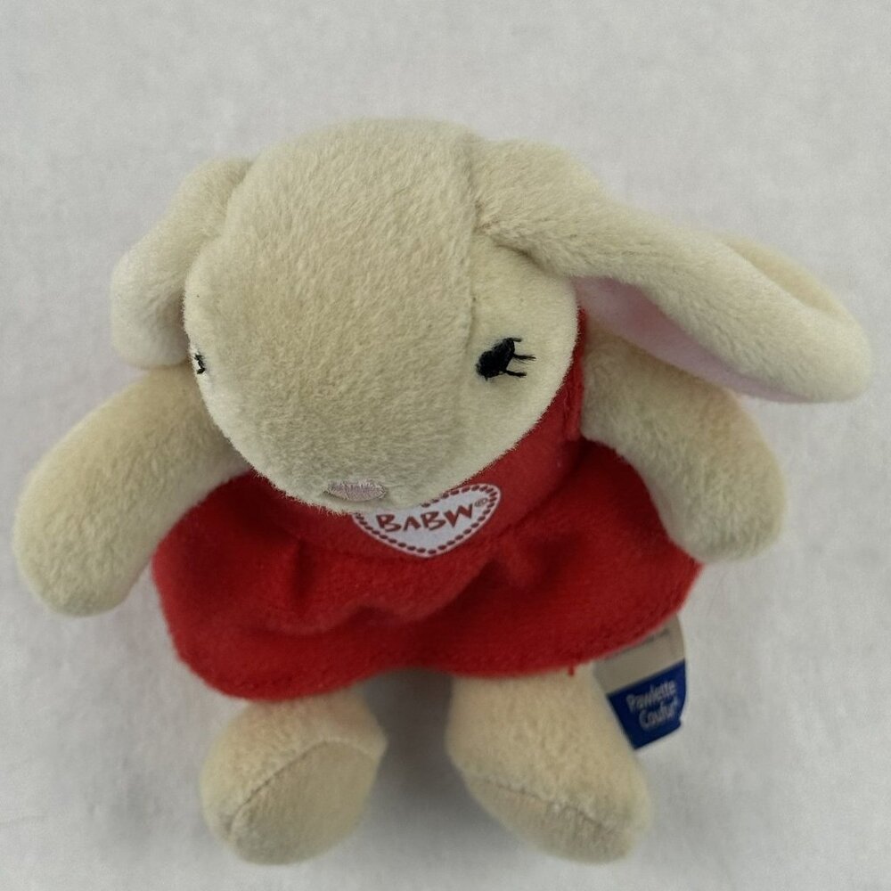 Vintage 2006 Build-A-Bear Pawlette Coufur Plush Bunny 4" Red Heart Dress - Picture 6 of 11